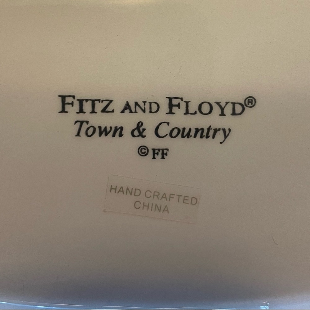 Fitz and Floyd Bless This House Town and Country Oval Plate - Picture 4 of 4